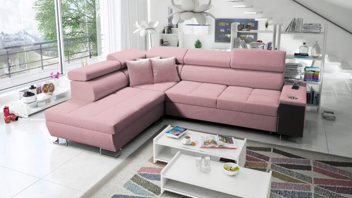 Multifunktionaler Eckschrank MORENA VII in einer breiten Farbpalette