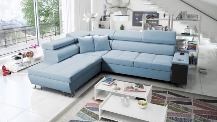 Multifunktionaler Eckschrank MORENA VII in einer breiten Farbpalette