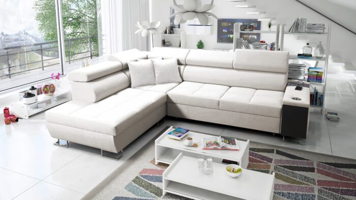 Multifunktionaler Eckschrank MORENA VII in einer breiten Farbpalette