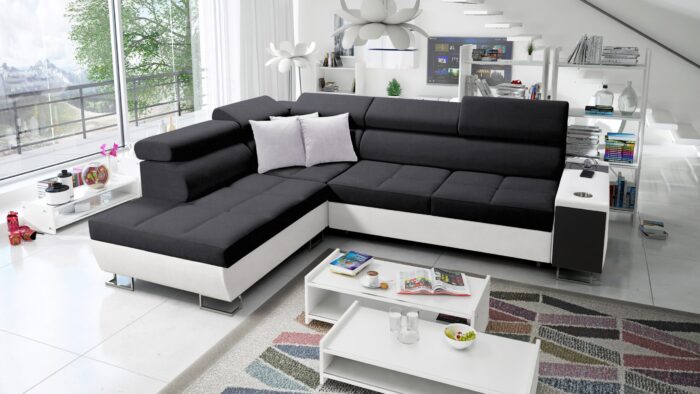 Multifunktionaler Eckschrank MORENA VII in einer breiten Farbpalette