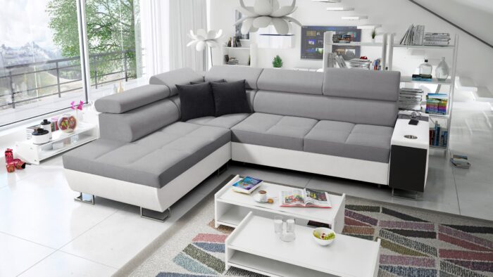 Multifunktionaler Eckschrank MORENA VII in einer breiten Farbpalette