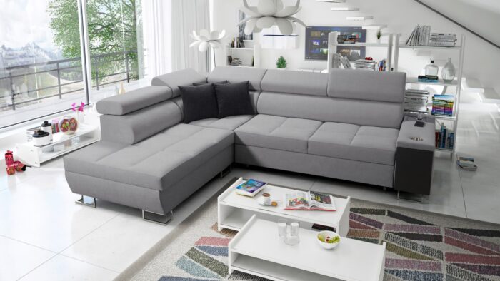 Multifunktionaler Eckschrank MORENA VII in einer breiten Farbpalette