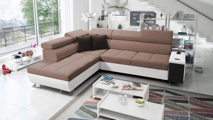 Multifunktionaler Eckschrank MORENA VII in einer breiten Farbpalette