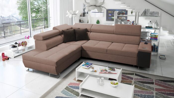 Multifunktionaler Eckschrank MORENA VII in einer breiten Farbpalette