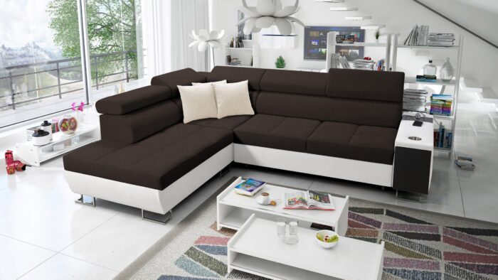 Multifunktionaler Eckschrank MORENA VII in einer breiten Farbpalette