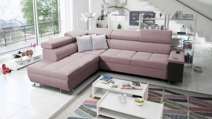 Multifunktionaler Eckschrank MORENA VII in einer breiten Farbpalette