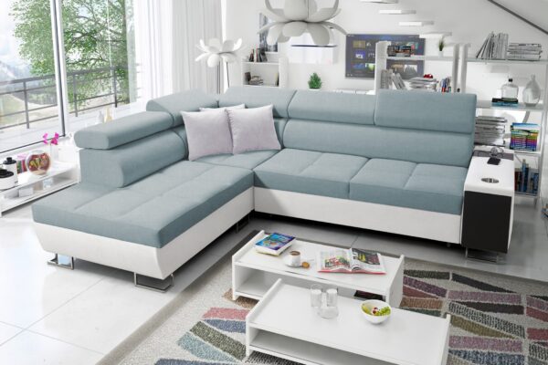 Multifunktionaler Eckschrank MORENA VII in einer breiten Farbpalette