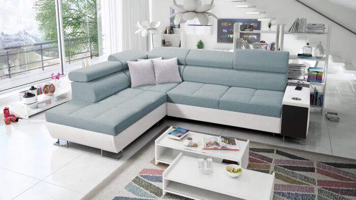 Multifunktionaler Eckschrank MORENA VII in einer breiten Farbpalette