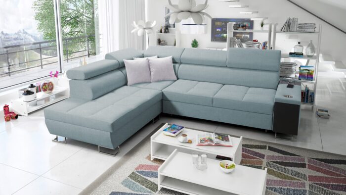 Multifunktionaler Eckschrank MORENA VII in einer breiten Farbpalette