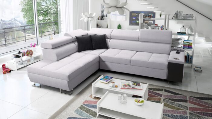 Multifunktionaler Eckschrank MORENA VII in einer breiten Farbpalette