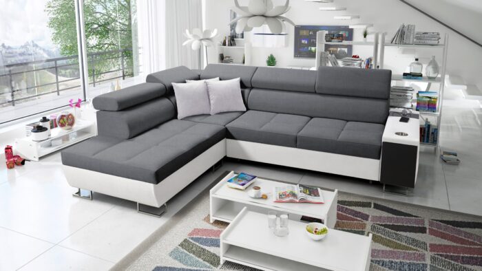 Multifunktionaler Eckschrank MORENA VII in einer breiten Farbpalette