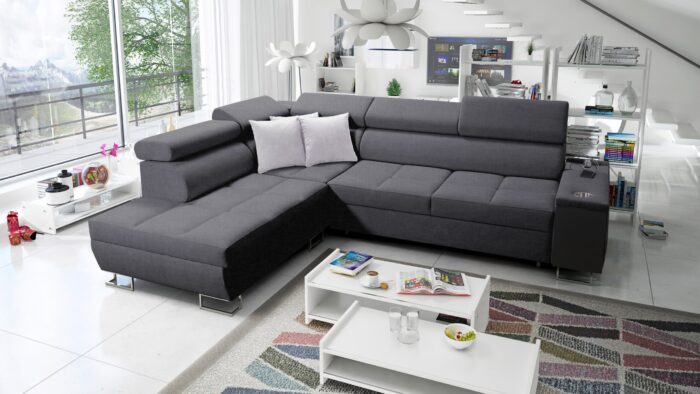 Multifunktionaler Eckschrank MORENA VII in einer breiten Farbpalette