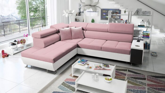 Multifunktionaler Eckschrank MORENA VII in einer breiten Farbpalette