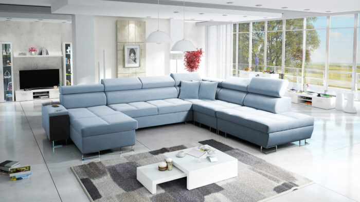 Großer multifunktionaler Eckschrank Morena X, breite Farbpalette