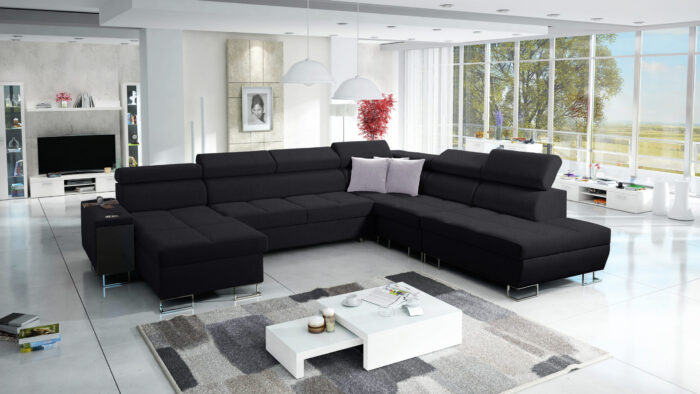 Großer multifunktionaler Eckschrank Morena X, breite Farbpalette