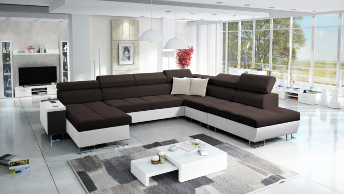 Großer multifunktionaler Eckschrank Morena X, breite Farbpalette