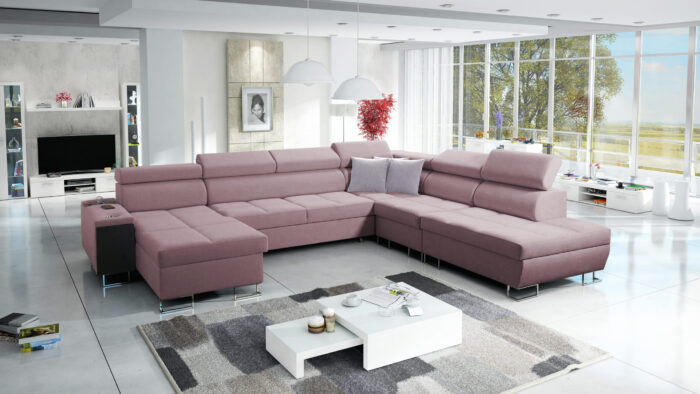 Großer multifunktionaler Eckschrank Morena X, breite Farbpalette