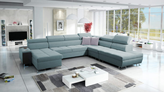 Großer multifunktionaler Eckschrank Morena X, breite Farbpalette