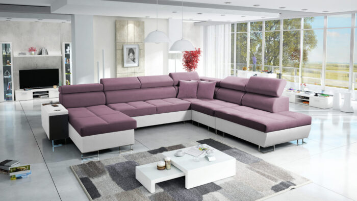 Großer multifunktionaler Eckschrank Morena X, breite Farbpalette