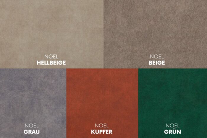 Boxspringbett mit bettkasten und topper Valentino, mehrere Größen