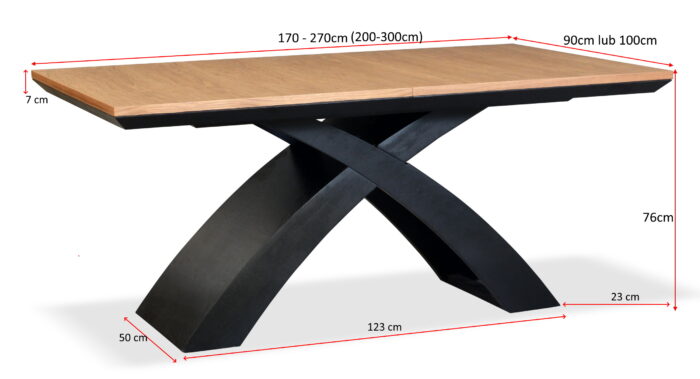 Massiver Esstisch Montana – moderner Holztisch für Esszimmer und Küche