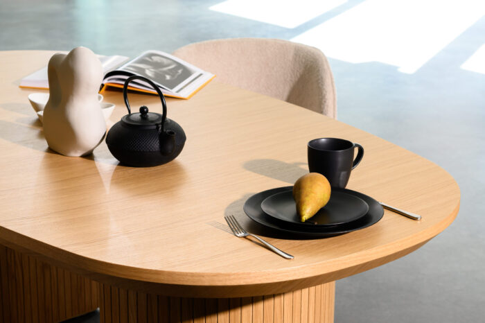 Originaler, moderner, stabiler Ausziehtisch BOSTON