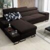 Luxuriöses, komfortables, modernes Ecksofa MELODY I MAXI mit Usb und Regal