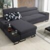 Luxuriöses, komfortables, modernes Ecksofa MELODY I MAXI mit Usb und Regal