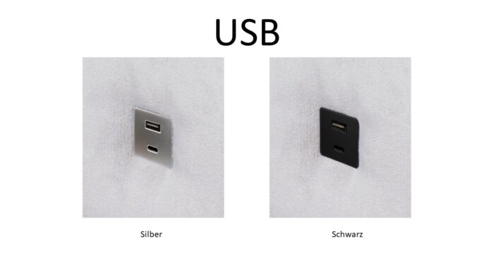 Luxuriöses, komfortables, modernes Ecksofa MELODY I MINI mit Usb und Regal