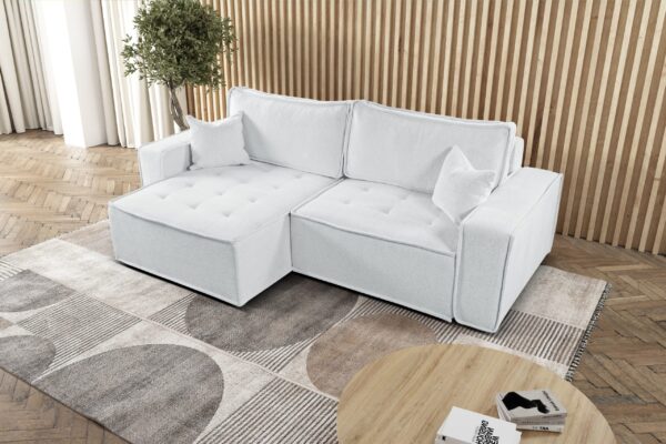 Ecksofa L-förmiges Bohoo-Ecksofa mit Schlaffunktion