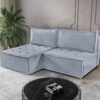 Bohoo Mini modernes Ecksofa mit Schlaffunktion