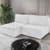 Bohoo Mini modernes Ecksofa mit Schlaffunktion