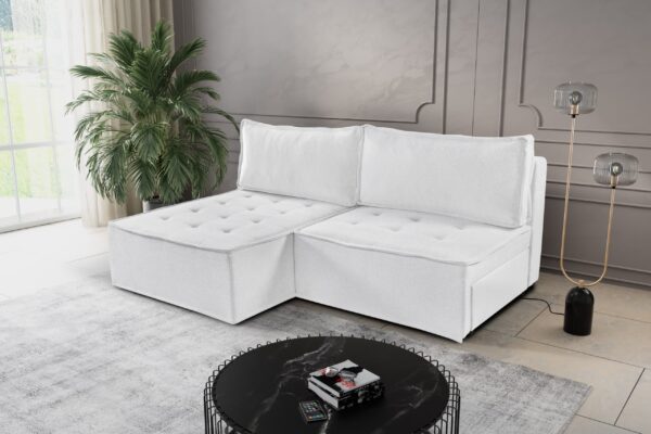 Bohoo Mini modernes Ecksofa mit Schlaffunktion
