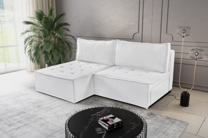Bohoo Mini modernes Ecksofa mit Schlaffunktion