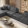Ecksofa L-from Bohoo XL mit modularem Design und hoher Komfort