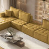 Ecksofa L-from Bohoo XL mit modularem Design und hoher Komfort