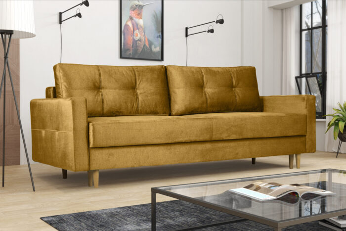 Modernes Sofa Floro - 3-Sitzer mit Schlaffunktion