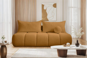 Dreisitziges Sofa PIANO mit Schlaffunktion