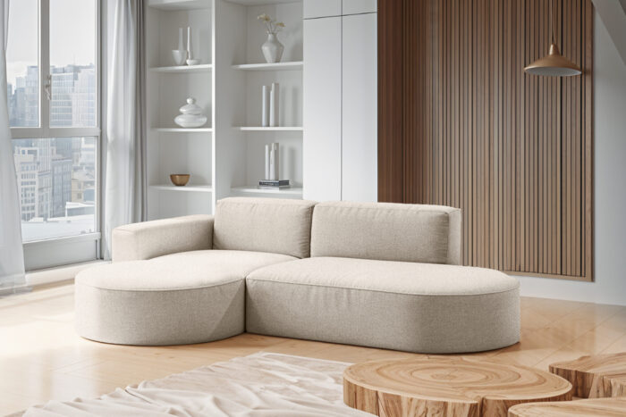 Modernes L-förmiges Designer-Ecksofa Modena FALTEN