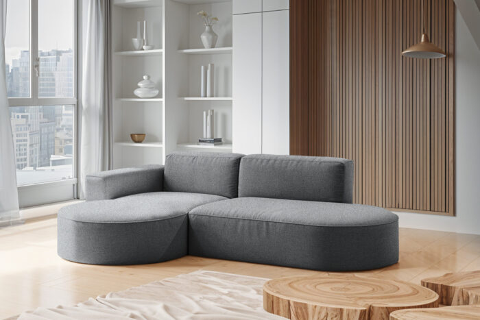 Modernes L-förmiges Designer-Ecksofa Modena FALTEN