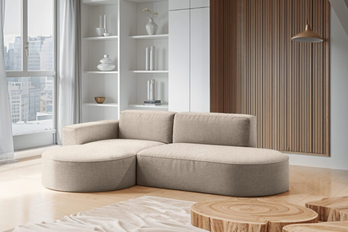Modernes L-förmiges Designer-Ecksofa Modena FALTEN