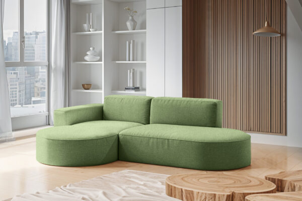 Modernes L-förmiges Designer-Ecksofa Modena FALTEN