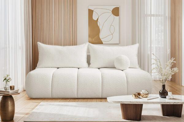 Dreisitziges Sofa PIANO mit Schlaffunktion