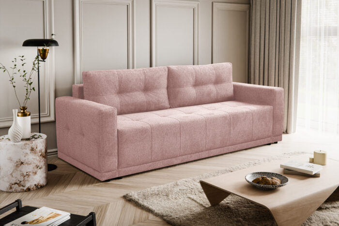 Lusso Sofa mit Schlaffunktion und Bettzeugcontainer