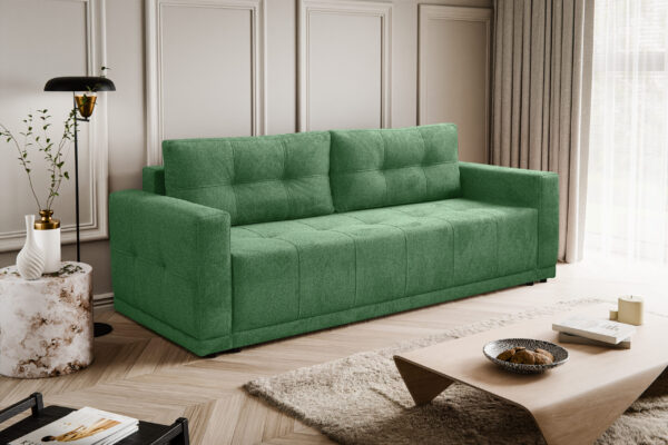 Lusso Sofa mit Schlaffunktion und Bettzeugcontainer