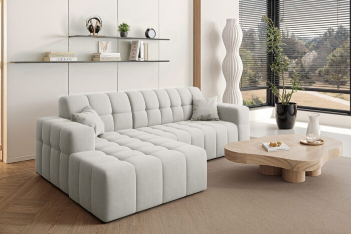 Ecksofa L-förmiges Nimes-Eckmöbel links/rechts