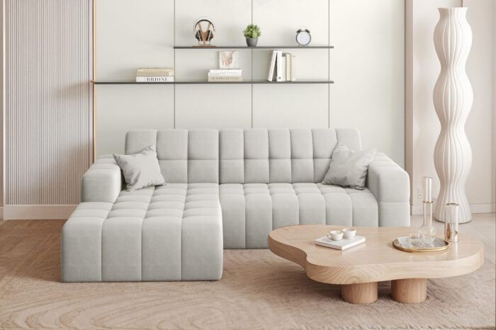 Ecksofa L-förmiges Nimes-Eckmöbel links/rechts