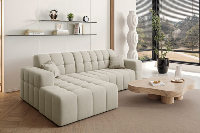 Ecksofa L-förmiges Nimes-Eckmöbel links/rechts