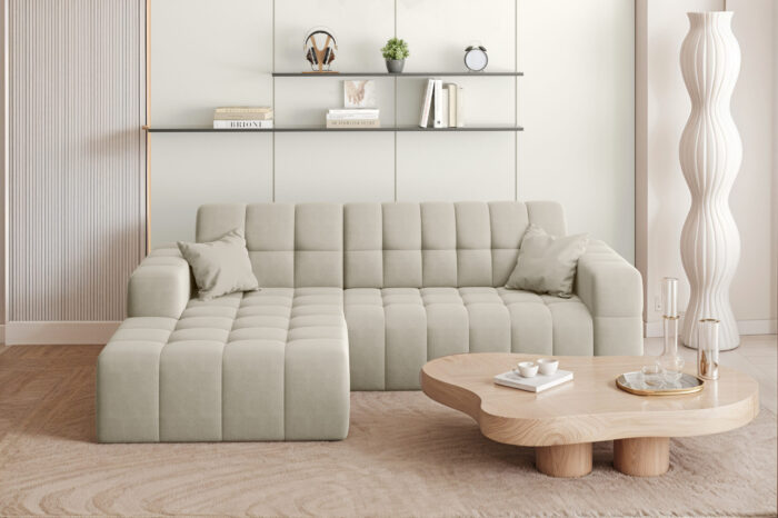 Ecksofa L-förmiges Nimes-Eckmöbel links/rechts