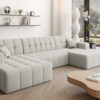 Ecksofa Nimes in U-Form, stoff Portland